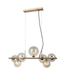 Pendant lamps over the island - Italux Canello Hanging Brass Honey 7xG9 5W PND-406007-7-HBR - product 1