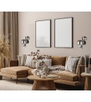 Wall lamps spheres - Italux Canello Wall lamp Black chrome 3xG9 5W WL-406007-3A-BCR - product 3