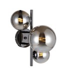 Wall lamps spheres - Italux Canello Wall lamp Black chrome 3xG9 5W WL-406007-3A-BCR - product 1