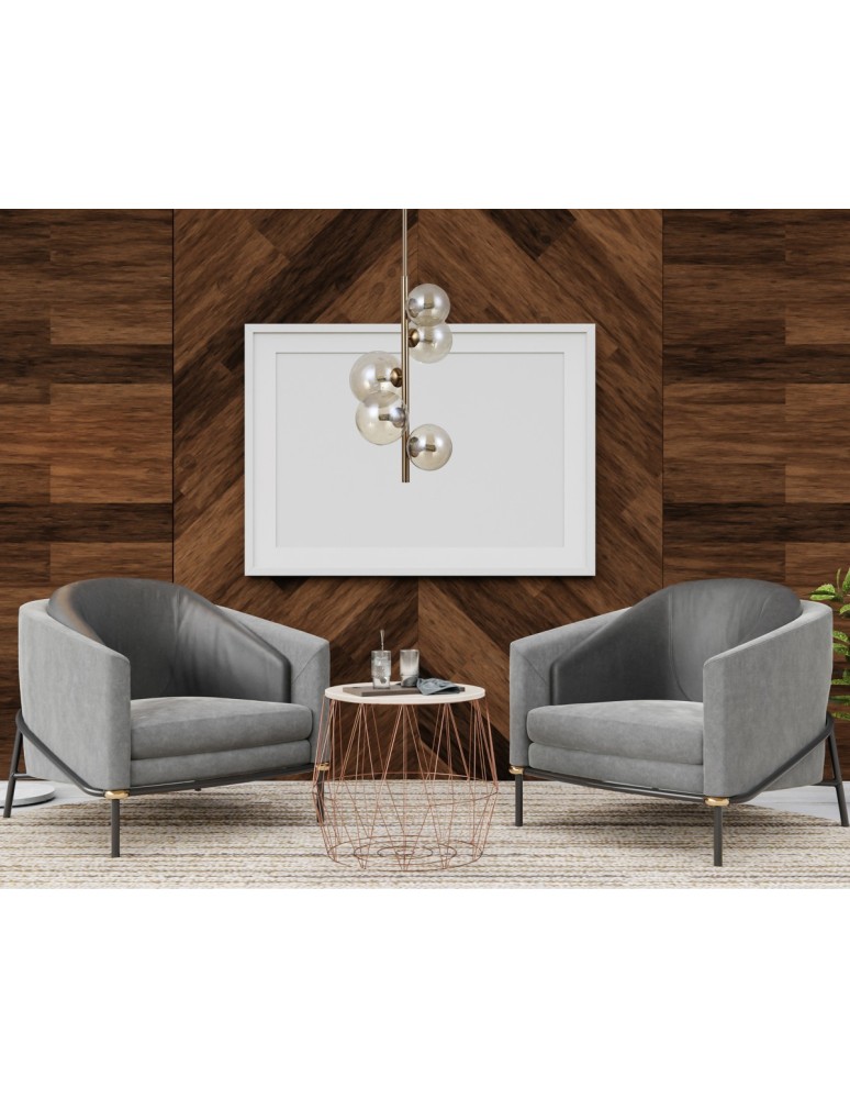 Pendant lamps spheres - Italux Canello Honey Brass Pendant 5xG9 5W PND-406007-V5-HBR - product kolory-swiatla.pl 3