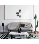 Pendant lamps spheres - Italux Canello Pendant Black Chrome 5xG9 5W PND-406007-V5A-BCR - product 3