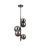 Pendant lamps spheres - Italux Canello Pendant Black Chrome 5xG9 5W PND-406007-V5A-BCR - product 2