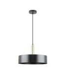 Industrial pendant lamps - Zuma Line Leo Pendant Lamp A8133XL matte black - product 1