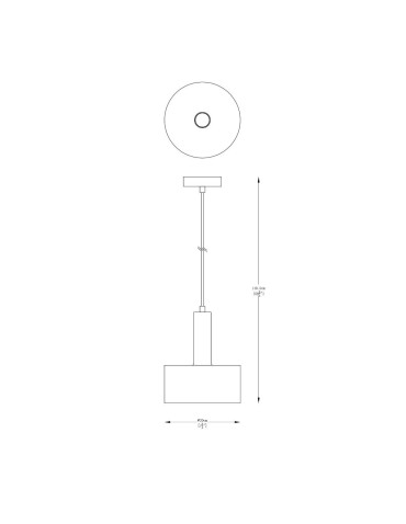 Zuma Line Leo Lampa Wisząca A8133 czarny mat - produkt 2