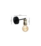 Loft wall lamps - industrial - Milagro Wall lamp DYLAN 1xE27 MLP4803 - product 7