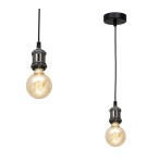 Pendant lamps bulbs - Milagro EDISON pendant lamp Black 1xE27 MLP6515 - product 1