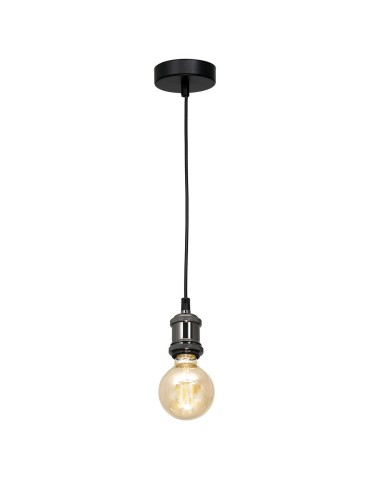 Milagro Lampa wisząca EDISON Czarny 1xE27 MLP6515 - produkt 2