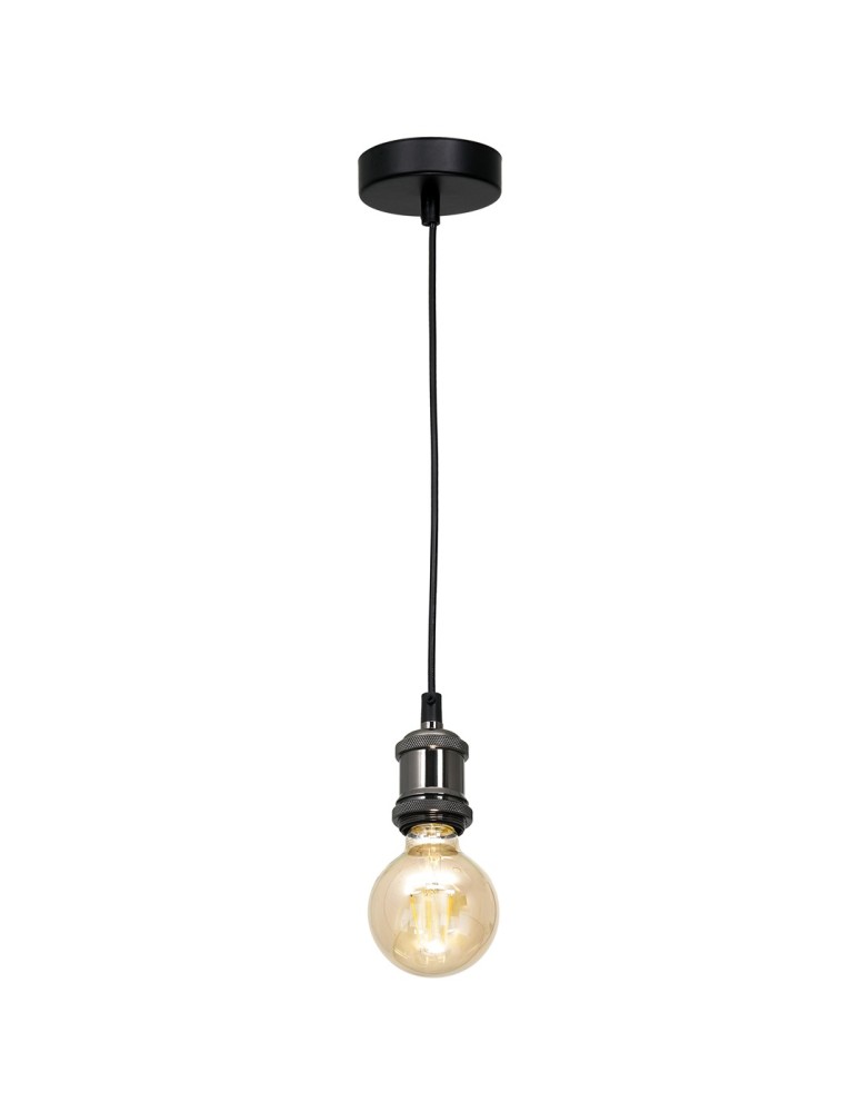 Pendant lamps bulbs - Milagro EDISON pendant lamp Black 1xE27 MLP6515 - product kolory-swiatla.pl 2