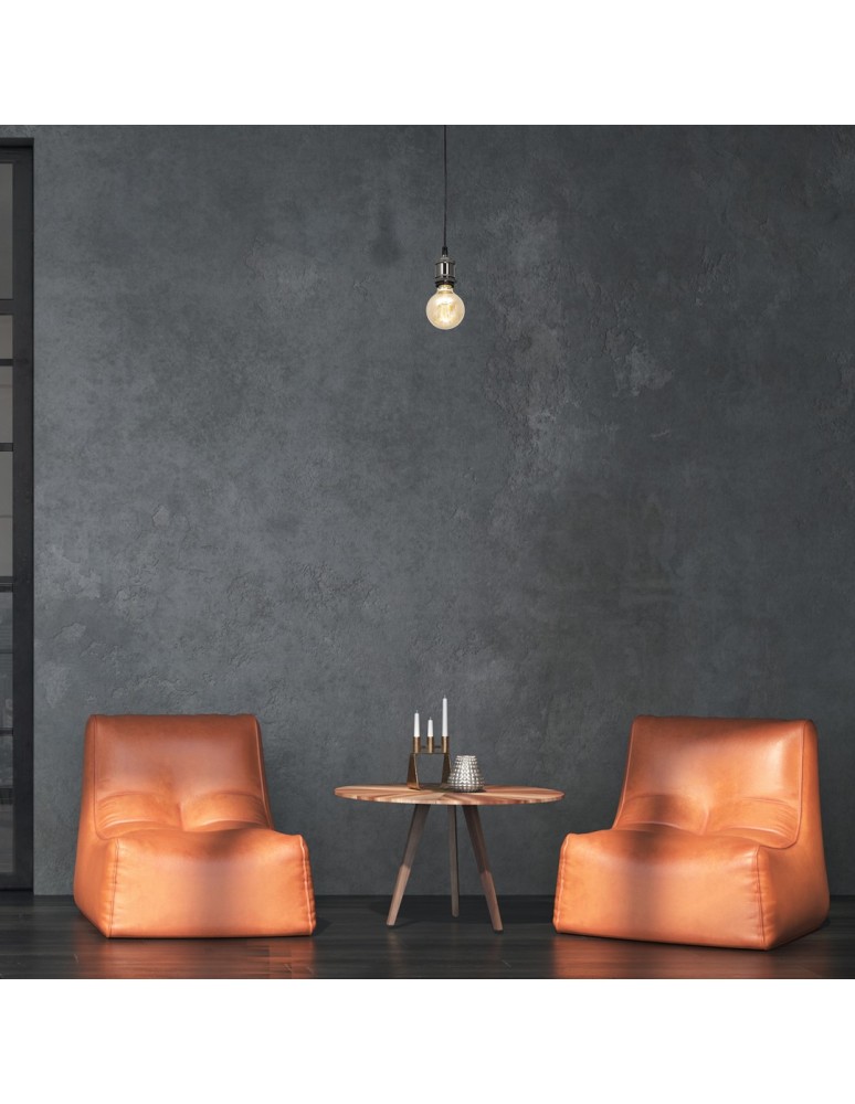 Pendant lamps bulbs - Milagro EDISON pendant lamp Black 1xE27 MLP6515 - product kolory-swiatla.pl 7