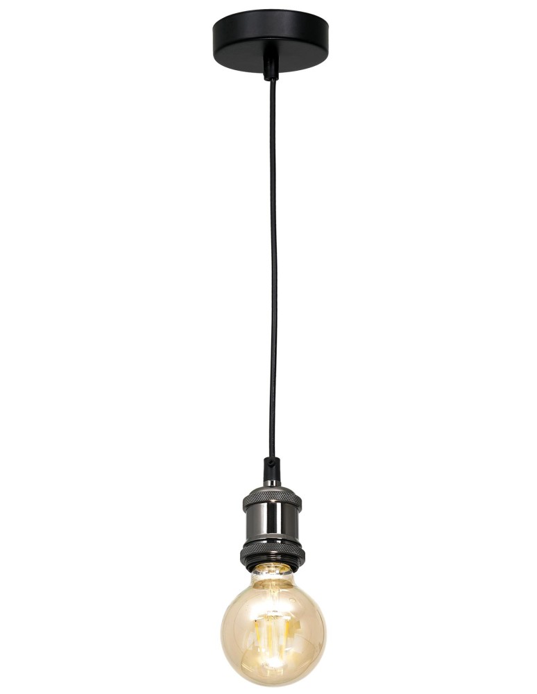 Pendant lamps bulbs - Milagro EDISON pendant lamp Black 1xE27 MLP6515 - product kolory-swiatla.pl 10