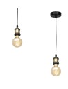 Milagro EDISON pendant lamp Black/MOSCOW 1xE27 MLP6516