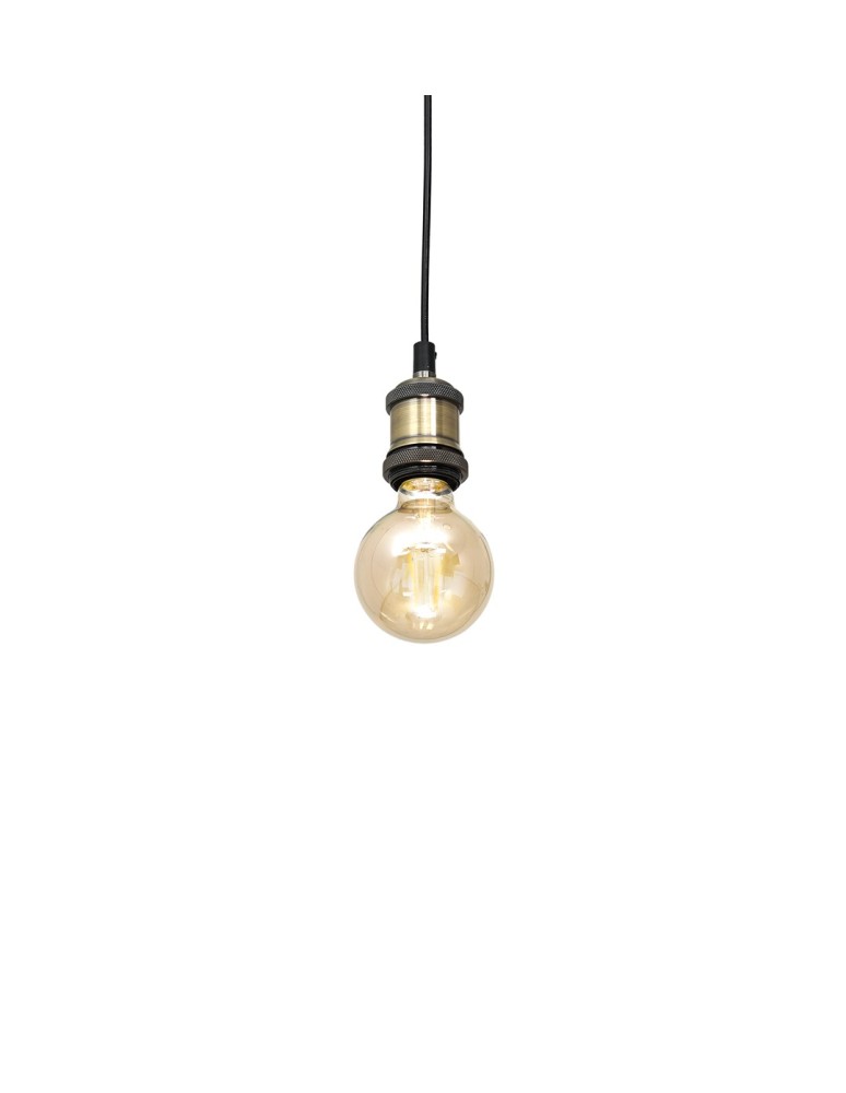 Pendant lamps bulbs - Milagro EDISON pendant lamp Black/MOSCOW 1xE27 MLP6516 - product kolory-swiatla.pl 3