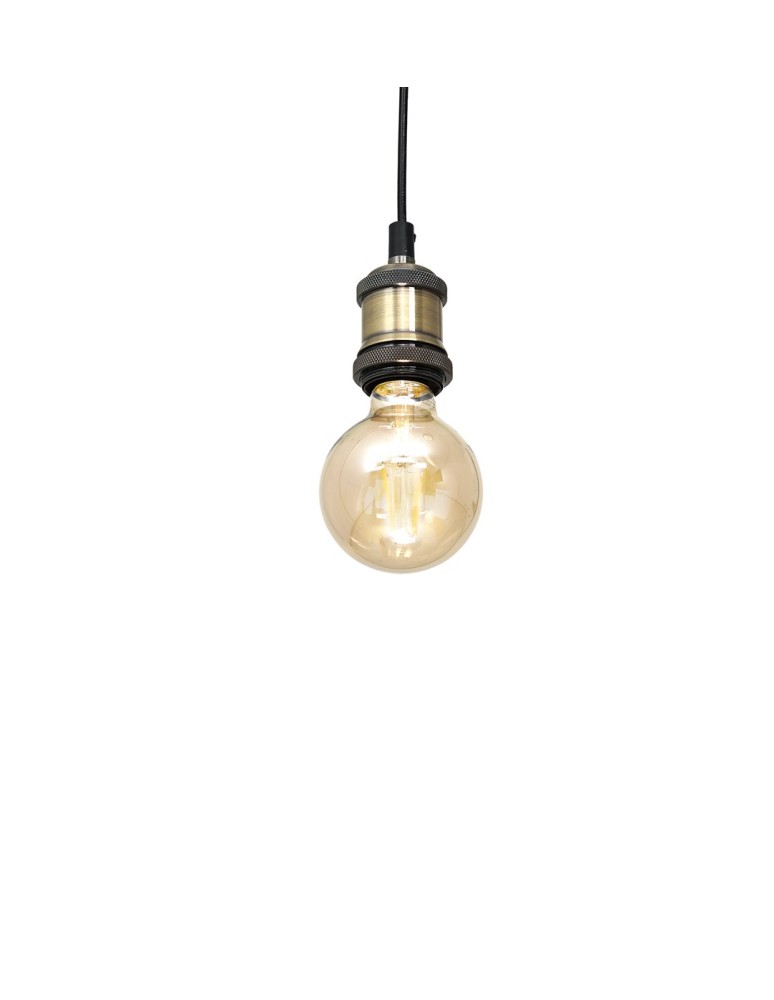 Pendant lamps bulbs - Milagro EDISON pendant lamp Black/MOSCOW 1xE27 MLP6516 - product kolory-swiatla.pl 4