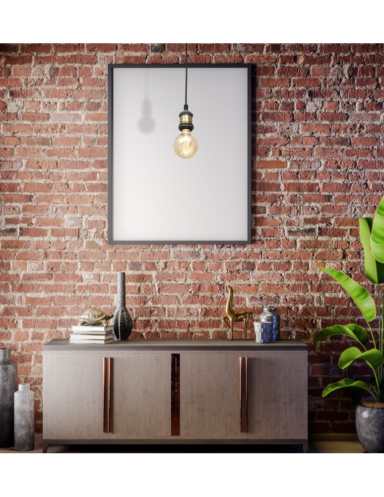 Pendant lamps bulbs - Milagro EDISON pendant lamp Black/MOSCOW 1xE27 MLP6516 - product kolory-swiatla.pl 7