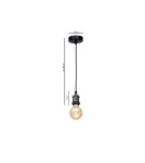 Pendant lamps bulbs - Milagro EDISON pendant lamp Black/MOSCOW 1xE27 MLP6516 - product 9