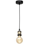 Pendant lamps bulbs - Milagro EDISON pendant lamp Black/MOSCOW 1xE27 MLP6516 - product 10