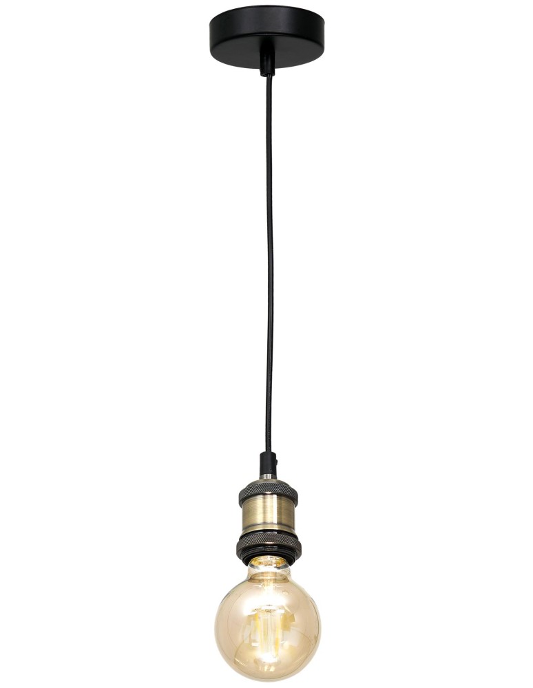 Pendant lamps bulbs - Milagro EDISON pendant lamp Black/MOSCOW 1xE27 MLP6516 - product kolory-swiatla.pl 10