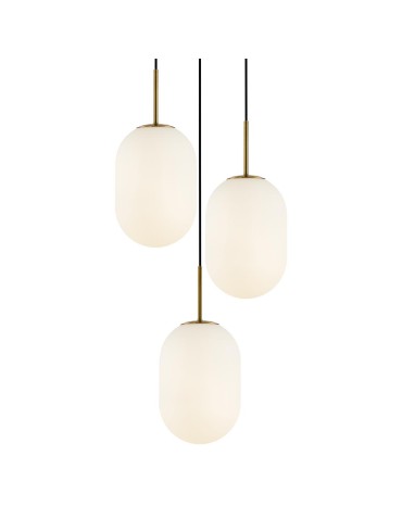 Milagro ALIAS GOLD pendant lamp 3xE14 circle ML0315 - product 2