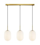 Pendant lamps on a strip - Milagro ALIAS GOLD 3xE14 pendant lamp ML0316 - product 1