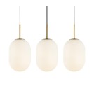 Pendant lamps on a strip - Milagro ALIAS GOLD 3xE14 pendant lamp ML0316 - product 2