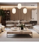Pendant lamps on a strip - Milagro ALIAS GOLD 3xE14 pendant lamp ML0316 - product 4