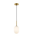 Single pendant lamps - Milagro Pendant lamp ALIAS GOLD 1xE14 fi 120 ML0317 - product 1