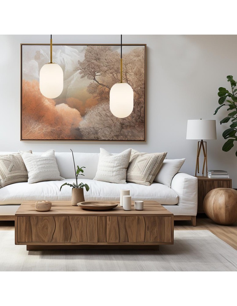 Single pendant lamps - Milagro Pendant lamp ALIAS GOLD 1xE14 fi 120 ML0317 - product kolory-swiatla.pl 4