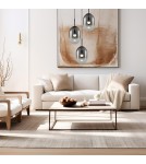 Triple pendant lamps - Milagro ALIAS BLACK pendant lamp 3xE14 circle ML0320 - product 4