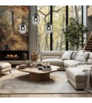 Pendant lamps on a strip - Milagro ALIAS BLACK 3xE14 pendant lamp ML0321 - product 4