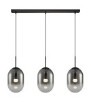 Pendant lamps on a strip - Milagro ALIAS BLACK 3xE14 pendant lamp ML0321 - product 6