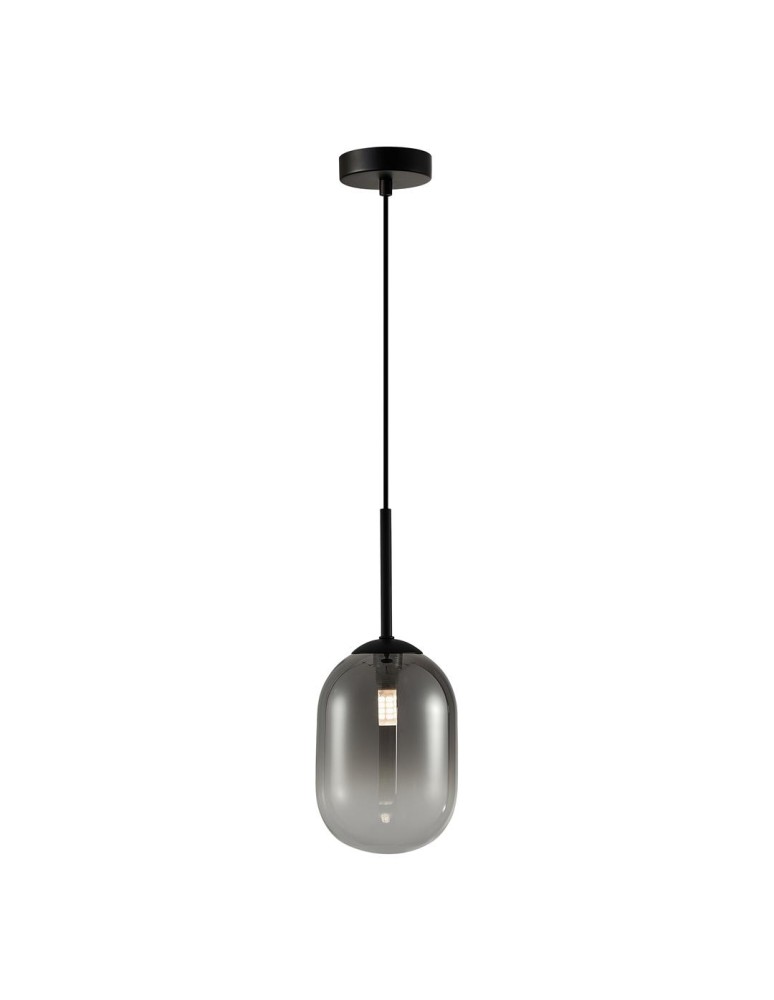 Pendant lamps spheres - Milagro Pendant lamp ALIAS BLACK 1xE14 fi 120 ML0322 - product kolory-swiatla.pl 1