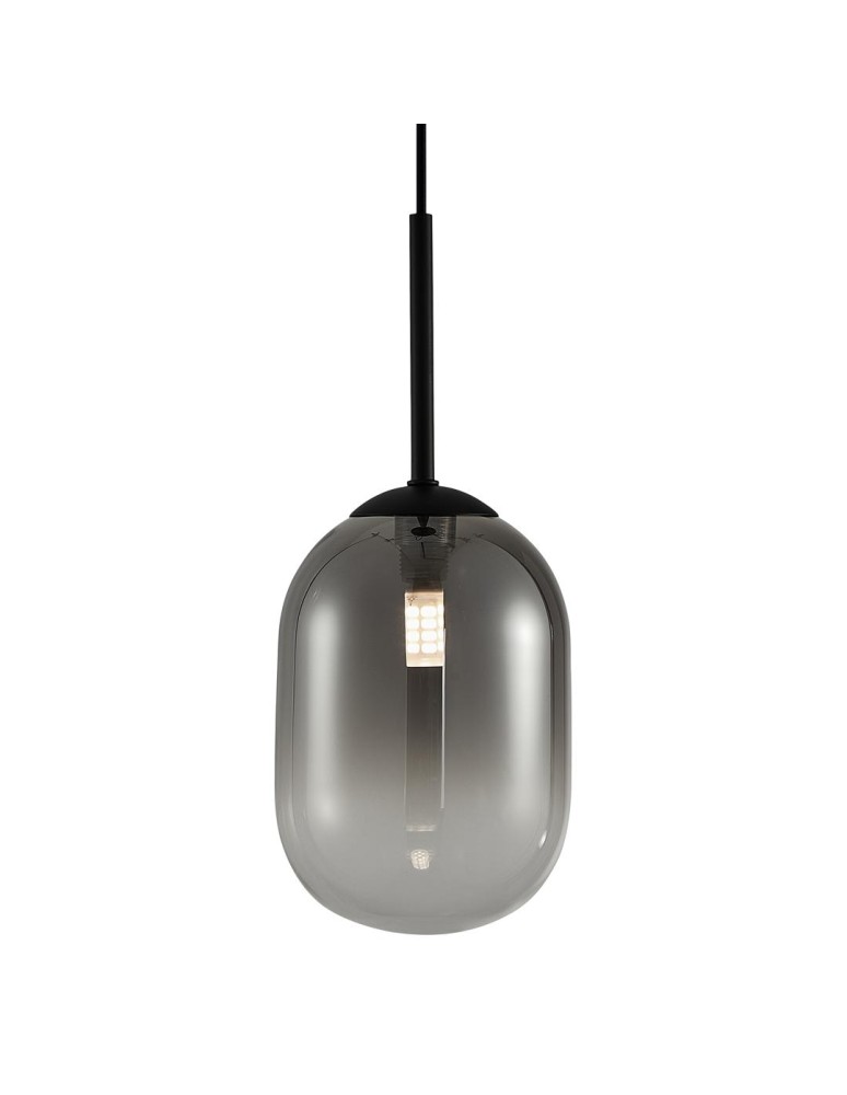 Pendant lamps spheres - Milagro Pendant lamp ALIAS BLACK 1xE14 fi 120 ML0322 - product kolory-swiatla.pl 2