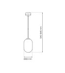 Pendant lamps spheres - Milagro Pendant lamp ALIAS BLACK 1xE14 fi 120 ML0322 - product 5