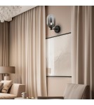 Wall lamps spheres - Milagro Wall lamp ALIAS BLACK 1xE14 ML0324 - product 3