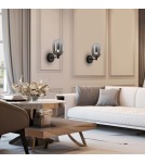 Wall lamps spheres - Milagro Wall lamp ALIAS BLACK 1xE14 ML0324 - product 4