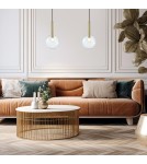 Pendant lamps spheres - Milagro NIKO GOLD pendant lamp 1xG9 fi 200 ML0328 - product 4