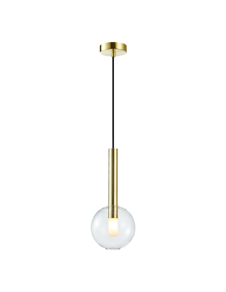 Pendant lamps spheres - Milagro NIKO GOLD pendant lamp 1xG9 fi 150 ML0330 - product kolory-swiatla.pl 6