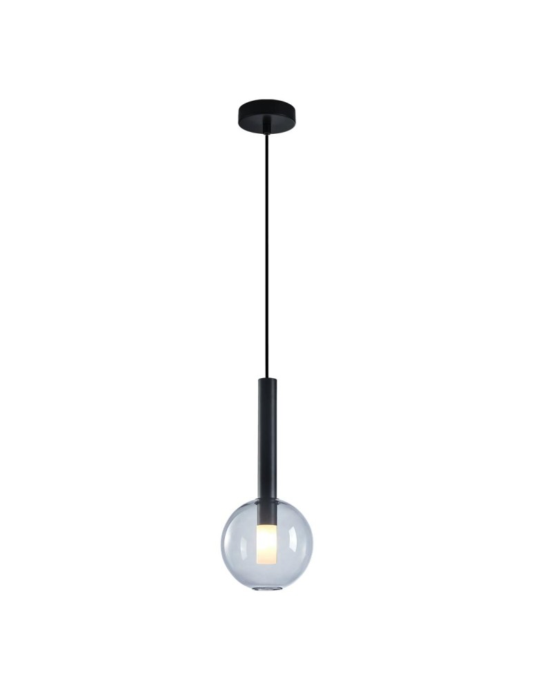 Pendant lamps spheres - Milagro NIKO BLACK pendant lamp 1xG9 fi 150 ML0331 - product kolory-swiatla.pl 6