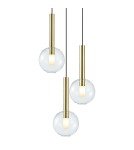 Triple pendant lamps - Milagro NIKO GOLD 3xG9 pendant lamp ML0332 - product 2