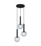 Triple pendant lamps - Milagro NIKO BLACK 3xG9 pendant lamp ML0333 - product 1