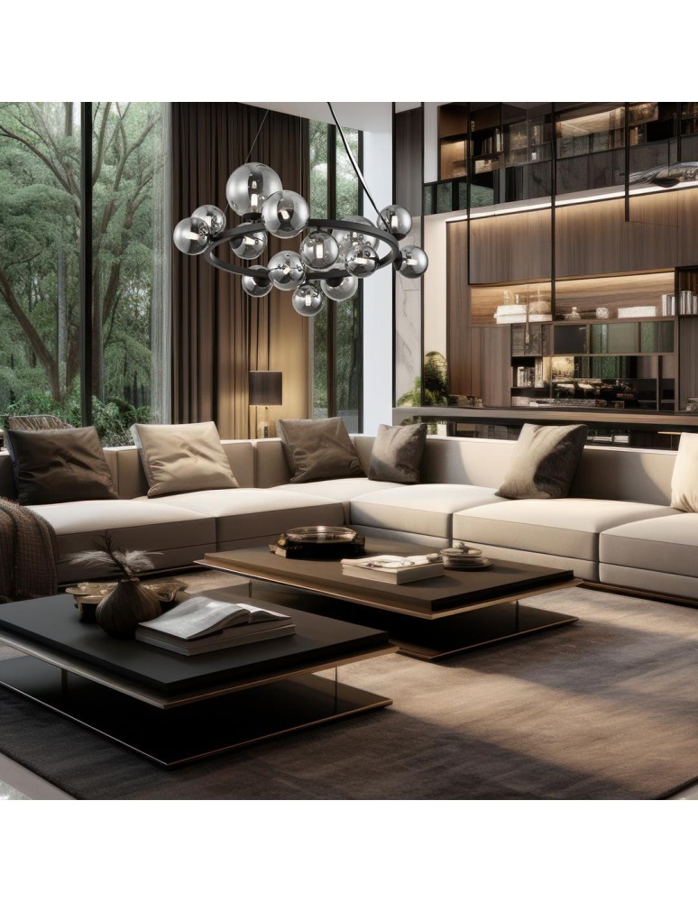 Pendant lamps spheres - Milagro MILA 14xG9 pendant lamp ML0334 - product kolory-swiatla.pl 4