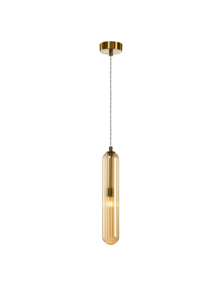 Single pendant lamps - Milagro PAX GOLD 1xG9 pendant lamp ML0338 - product kolory-swiatla.pl 6