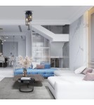 Loft ceiling lamps - industrial - Milagro PAX BLACK 3xG9 ML0339 ceiling lamp. - product 3