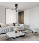 Loft ceiling lamps - industrial - Milagro PAX BLACK 3xG9 ML0339 ceiling lamp. - product 4