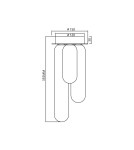 Loft ceiling lamps - industrial - Milagro PAX BLACK 3xG9 ML0339 ceiling lamp. - product 5