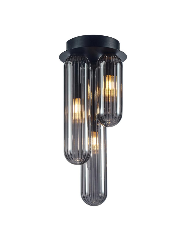 Loft ceiling lamps - industrial - Milagro PAX BLACK 3xG9 ML0339 ceiling lamp. - product kolory-swiatla.pl 6
