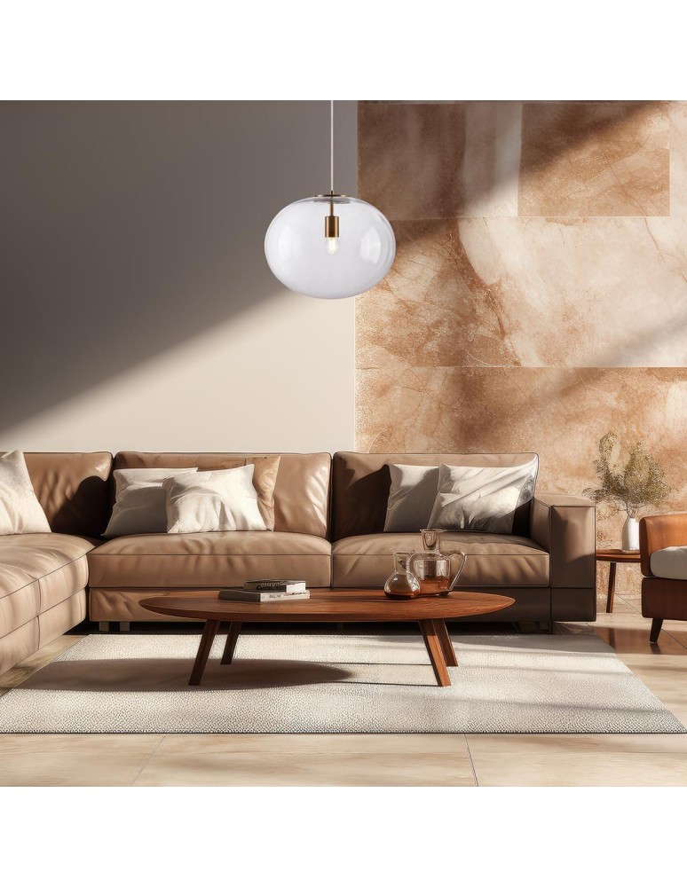 Single pendant lamps - Milagro CAMPANIA 1xE27 pendant lamp ML0343 - product kolory-swiatla.pl 3