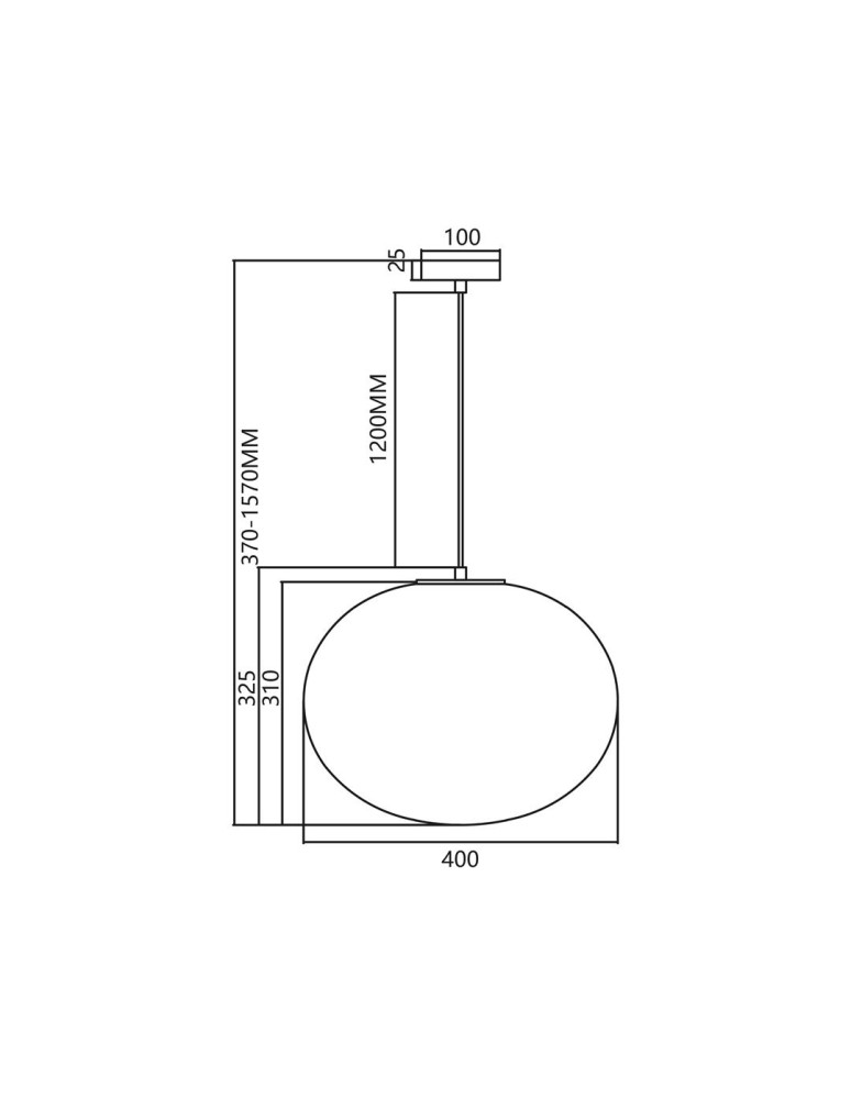 Single pendant lamps - Milagro CAMPANIA 1xE27 pendant lamp ML0343 - product kolory-swiatla.pl 5