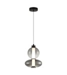 Designer pendant lamps - Milagro DAPHNE SMOKED 12W pendant lamp ML0344 - product 1
