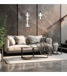 Designer pendant lamps - Milagro DAPHNE SMOKED 12W pendant lamp ML0344 - product 3